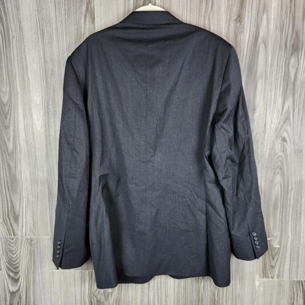 Pronto Uomo‎ Men's 2 Button Wool Blazer Size 42 Reg